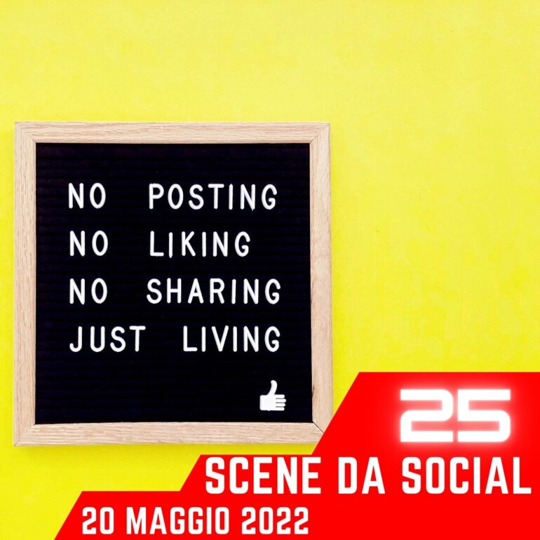Scene da social,