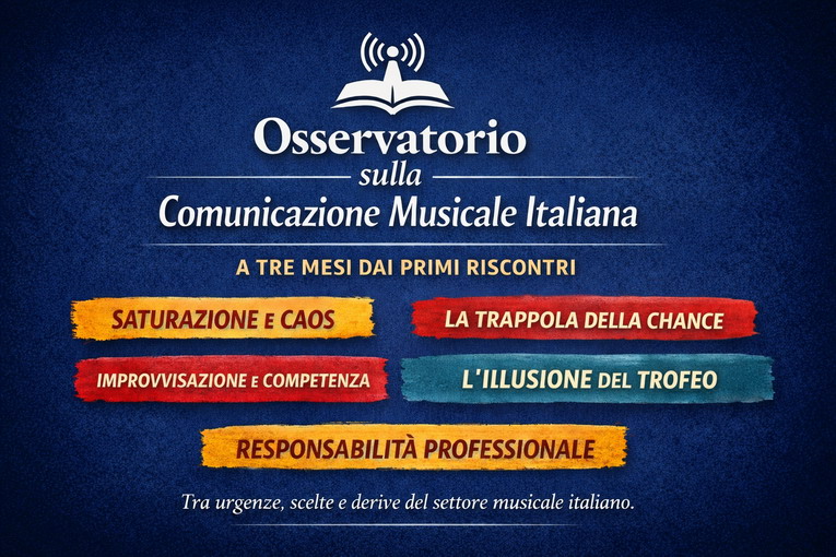 Osservatorio sulla comunicazione musicale italiana, a tre mesi dai primi riscontri: tra saturazione, improvvisazione e responsabilità professionale