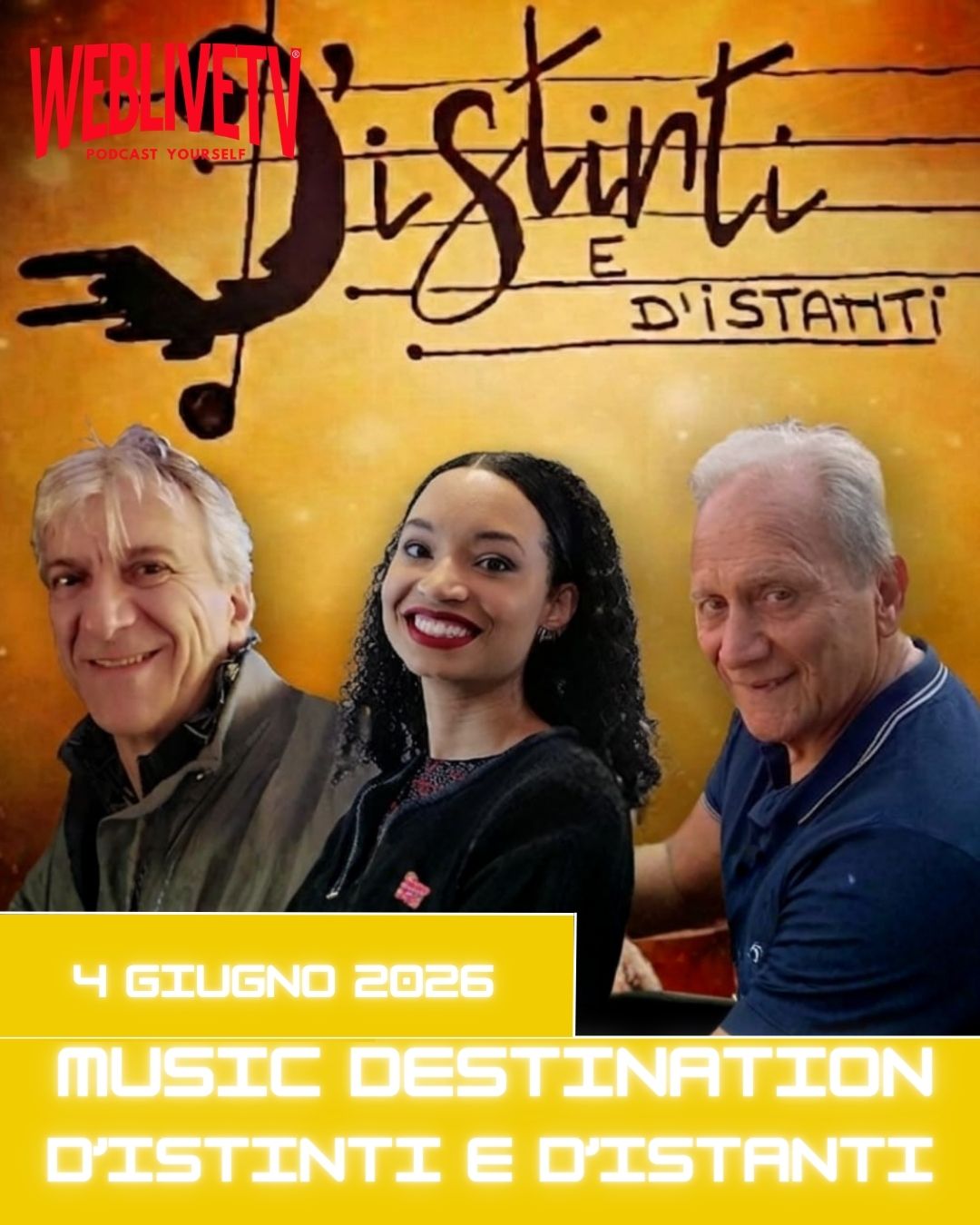 Music Destination, D’Istinti e D’Istanti – 4 giugno 2026